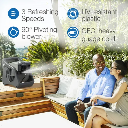 Vista 11 de Ventilador y vaporizador Lasko 7050 Misto al aire libre