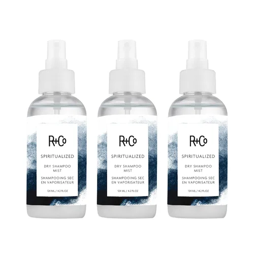 Vista 10 de R+Co SPIRITUALIZED Dry Shampoo Mist – Oil-Absorbing & Volumizing Spray, Refreshes Hair Between Washes, All Hair Types