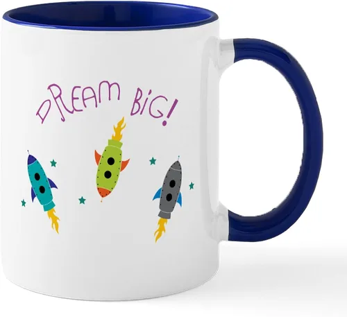 Vista 65 de CafePress Living The Dream Mugs Taza de café de cerámica de 11 oz (11.0 fl oz)