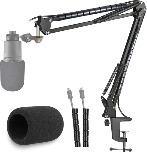 Vista 7 de YOUSHARES Audio-Technica AT2020 Pop Filter – 2 piezas AT2020 Micrófono Parabrisas para Audio Technica AT2020 y AT-2035 AT-2050 ATR2500 ATR2500X