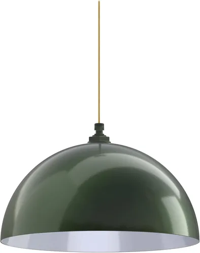Vista 117 de Steel Lighting Co. Melrose - Lámpara colgante Montada en el techo Cúpula redonda de 18 pulgadas Estilo moderno contemporáneo de granja