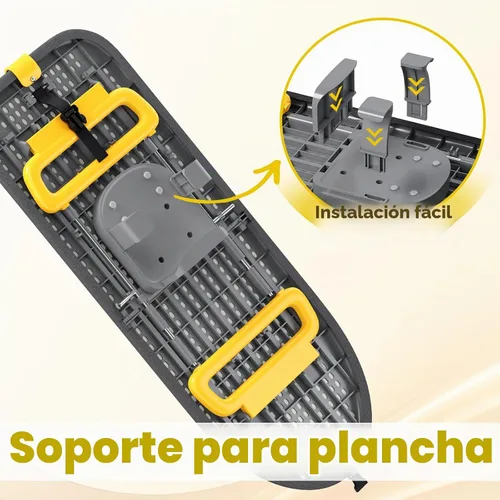 Vista 4 de KINGBOARD Tabla de planchar de mesa, pequeña tabla de planchar con soporte para planchar, mini tabla de planchar plegable, fácil almacenamiento
