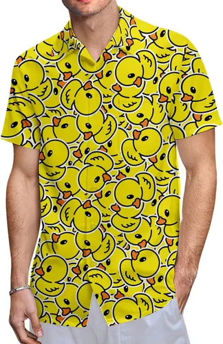 Vista 4 de Camisas de los años 80 para hombre, divertido traje vintage de los años 90 para hombres, camisas hawaianas abotonadas para fiesta de los años 90