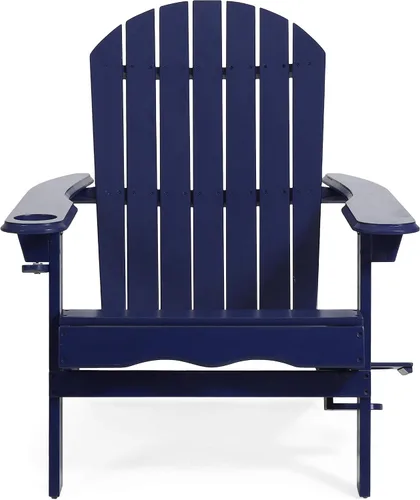 Vista 11 de Christopher Knight Home Christine - Silla plegable Adirondack de madera de acacia para exteriores, color gris oscuro