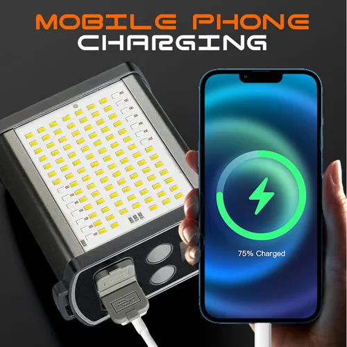 Vista 7 de Linterna frontal LED dividida recargable de alta potencia, con cargador y diseño impermeable, batería de larga duración, adecuada para caza, correr