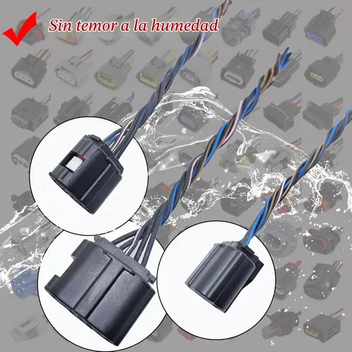 Vista 4 de Sensor de flujo de aire masivo Medidor MAF arnés conector enchufe 22204-31020 para Toyota Venza Highlander Matrix Avalon RAV4 Camry Corolla Sienna