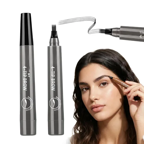 Vista 8 de 2 lápices de cejas Microblading para mujeres, 2026 actualizados, impermeables, 3D, punta fina, con efecto de trazo natural del cabello, herramienta