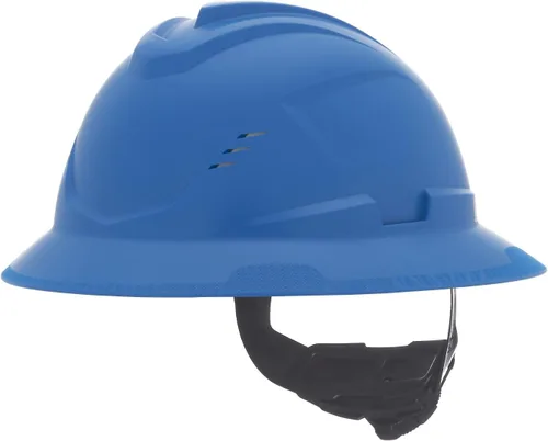Vista 17 de MSA V-Gard C1 Casco de Ala Completa con Barrera Térmica de Enfriamiento ReflectIR y Suspensión Fas-Trac III - Utiliza Características
