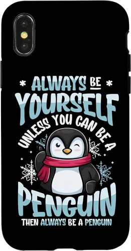 Vista 5 de Always Be Yourself Unless You Can Be A Penguin Case for iPhone 16
