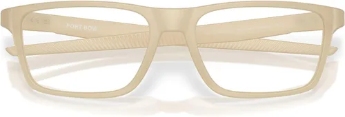 Vista 5 de Oakley Ox8164 Port Bow Rectangular Prescription Eyewear Marcos para hombre Lente transparente mate de tormenta de arena/demostración