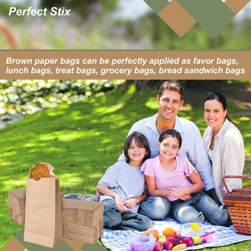 Vista 7 de Perfect Stix - Bolsa marrón Perfect Stix de 4 libras 40 - 2 mwhite Bolsa marrón de 4 libras - Paquete de 40 bolsas