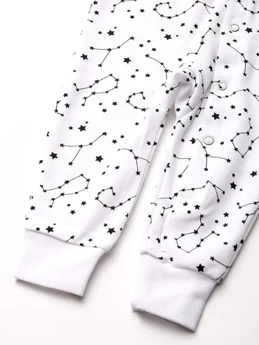 Vista 3 de Hanes Baby Sleep & Play Suits, Ultimate Flexy Pajamas for Boys & Girls, 2-Pack