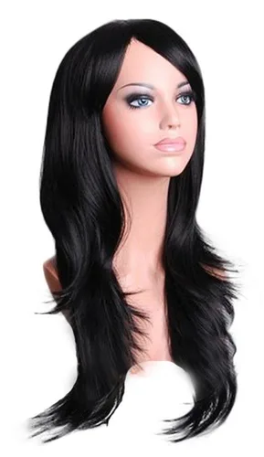 Vista 2 de AneShe – Peluca de mujer de pelo ondulado de 28 pulgadas (71.12 cm) de largo, resistente al calor, ideal para cosplay