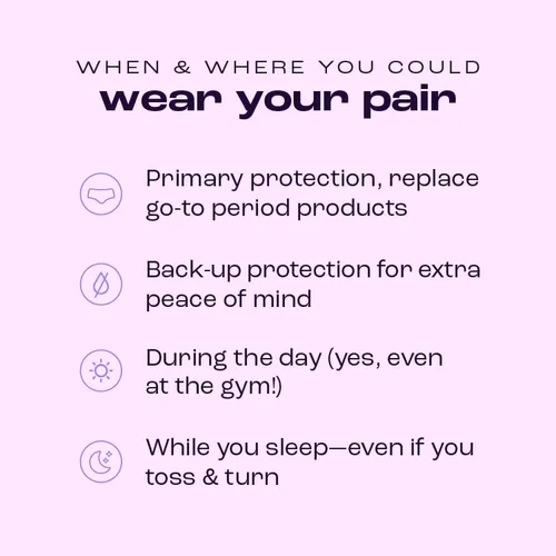 Vista 6 de Bambody Bragas absorbentes, ropa interior de época para mujeres y adolescentes, a prueba de fugas, suaves, cómodas, transpirables