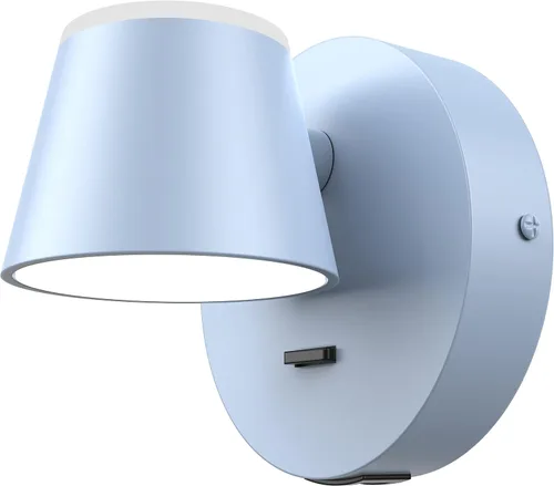 Vista 23 de URSOLA Aplique de pared que funciona con pilas con control remoto, lámpara de pared recargable con batería LED de 9000mAh, 3CCT y ajustable