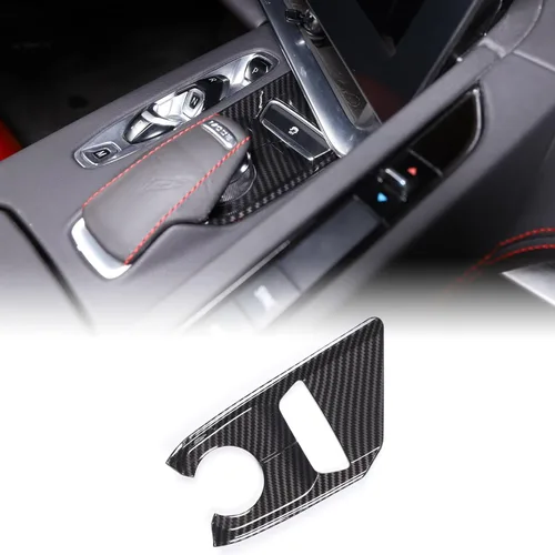 Vista 12 de CHEAYAR Marco de Decoración y Cubierta de Remate Compatible con Interruptor de Elevación de Ventana para Chevrolet Corvette C8 2020-2023