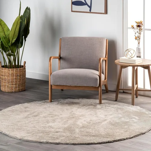 Vista 27 de nuLOOM Alfombra de Área Cuadrada de 6 pies Cozy Plush SuperiorWash, Lavable a Máquina, Antideslizante, Alfombra Shag Suave y Esponjosa para Sala