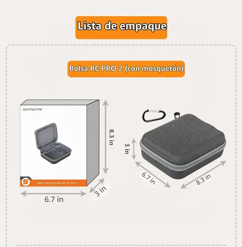 Vista 7 de Funda de transporte RC Pro 2, bolsa de almacenamiento portátil para DJI Mavic 4 Pro RC Pro 2 Accesorios de control remoto