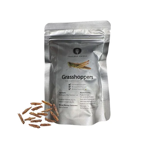 Vista 9 de Thailand Unique Grillos sazonados para barbacoa – Bolsa de 0.53 oz de insectos comestibles deshidratados para humanos, insectos nutritivos