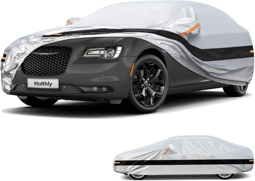 Vista 38 de Funda para Automóvil de 10 Capas Impermeable para Todo Clima para Coupé Hatchback, 100% Impermeable Fundas para Automóvil de Exterior Ajuste