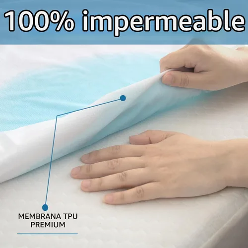 Vista 4 de RV King Terry Mattress Protector Waterproof for 72''×80'' up to14