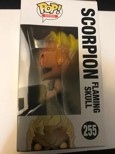 Vista 3 de Funko Pop! Games Mortal Kombat X Scorpion #255 (Calavera Flameante)