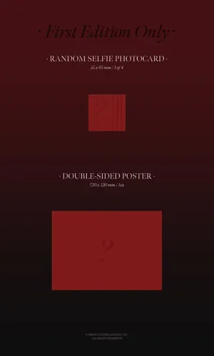 Vista 7 de (Incl. Pre-Order Item) JISOO ME FIRST 1ST SINGLE ALBUM ( RED Ver +First Press Folded Poster+Store Gift Card ) K-POP SEALED