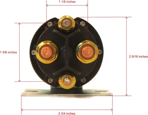 Vista 2 de The ROP Shop Solenoide resistente de 12 voltios, servicio intermitente, para Boss RT3 Standard Steel Plow