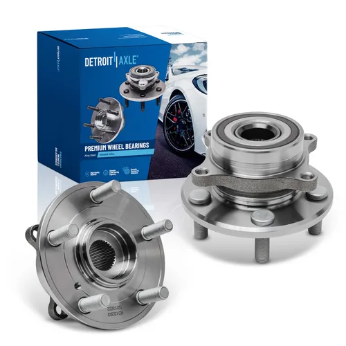 Vista 25 de Detroit Axle - Bujes de rodamiento de rueda delantera 4WD para Toyota 4Runner FJ Cruiser Tacoma Lexus GX460 GX470, rodamientos de rueda de repuesto