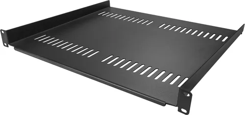 Vista 8 de StarTech.com Estante de bastidor de servidor de 1U - Bandeja universal con ventilación en voladizo para bastidor de 19" para equipos de red