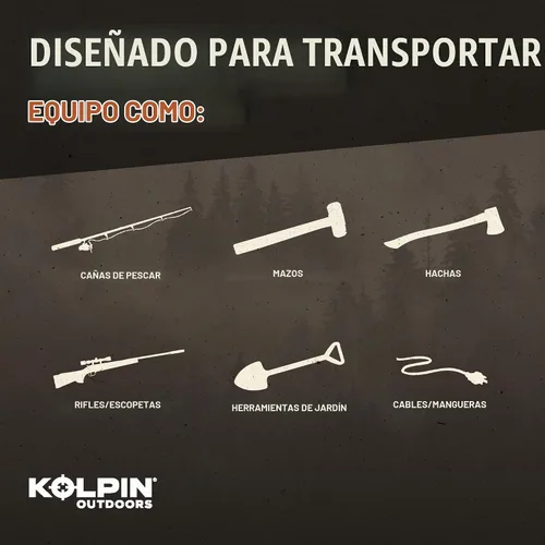 Vista 3 de Kolpin Rhino Grip XLR Soporte de barra, negro