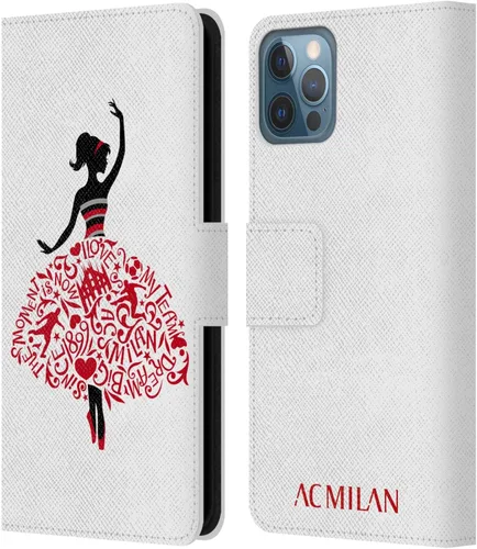Vista 78 de Head Case Designs Officially Licensed AC Milan Dream Big Children Leather Wallet Case Compatible with Apple iPhone 11