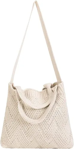 Vista 8 de ENBEI Bolsos de mano estéticos Bolsos de hombro Bolsos de mano de ganchillo Bolsos grandes Bolso de compras de hombro bolso grande bolso lindo