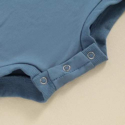 Vista 5 de Frietlebird Big Brother Little Brother - Conjunto de sudadera con cuello redondo para bebé y niño, ropa de otoño
