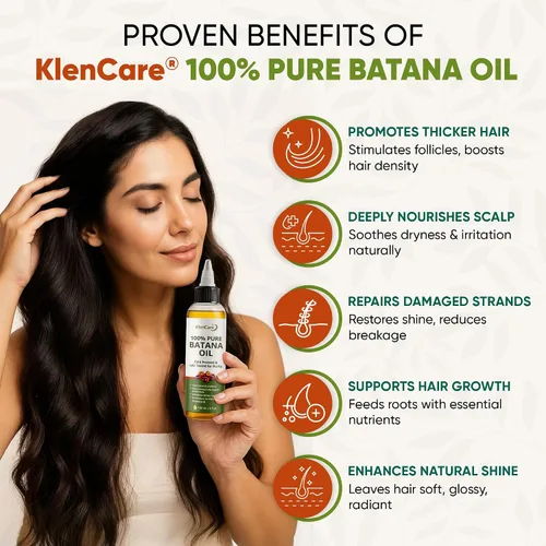 Vista 4 de Aceite para el cabello Batana 100% puro sin refinar – Tratamiento orgánico crudo prensado en frío para el crecimiento del cabello y cuero cabelludo
