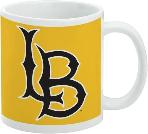 Vista 323 de Taza de cerámica con el logotipo principal de la Universidad Rider, taza de regalo novedosa para café, té y bebidas calientes, 11oz, blanca