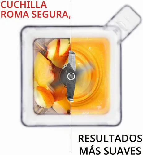 Vista 6 de Blendtec Licuadora Classic 570 y tarro de licuadora WildSide+ de 90 oz - Batidora de cocina - Negro