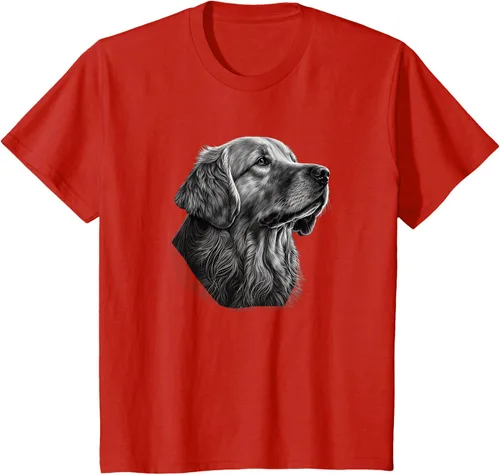 Vista 56 de Camiseta divertida Golden Retriever, Negro