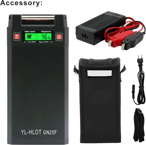 Vista 5 de Batería de carrete eléctrico de gran capacidad. Compatible con carrete de pesca eléctrico Daiwa y Shimano. Es la mejor opción para tu pesca durante