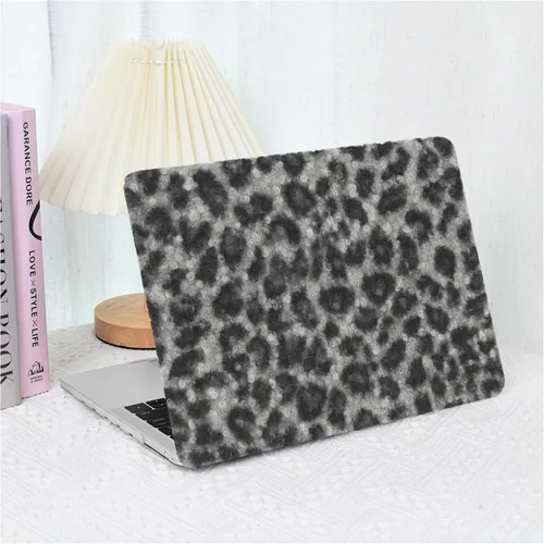 Vista 20 de Funda compatible con MacBook Air de 13 pulgadas (versión 2010-2017). Modelos: A1466 / A1369, funda rígida de piel crema texturizada a cuadros, sin