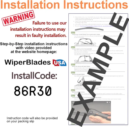 Vista 3 de WiperBladesUSA Juego de limpiaparabrisas compatible con Mazda RX-4 1974 (juego de 2) limpiaparabrisas