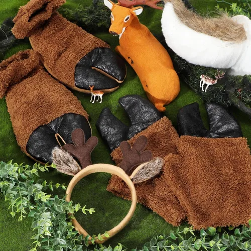 Vista 4 de Toulite Halloween Animal Costume Set Halloween Party Supplies