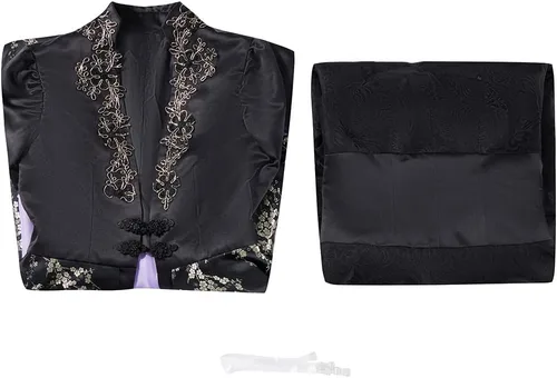 Vista 3 de Weixu Disfraz de bruja para mujer de Vengerberg, uniforme de lujo, disfraz de Halloween