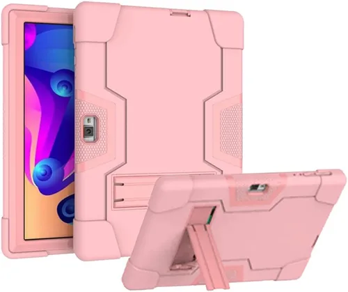 Vista 8 de Funda híbrida para tablet HAOVM S30 / Vankyo S30 para tableta, compatible con niños, funda Vankyo s30, a prueba de golpes, parte trasera dura