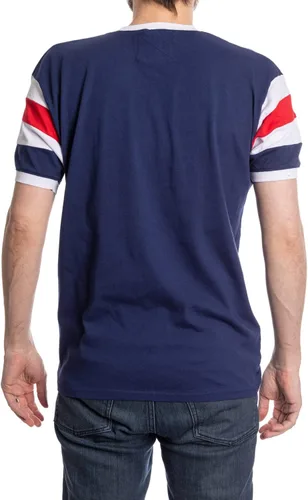 Vista 2 de Calhoun NHL Surf & Skate - Camiseta de estilo retro para hombre, diseño de rayas, estilo retro