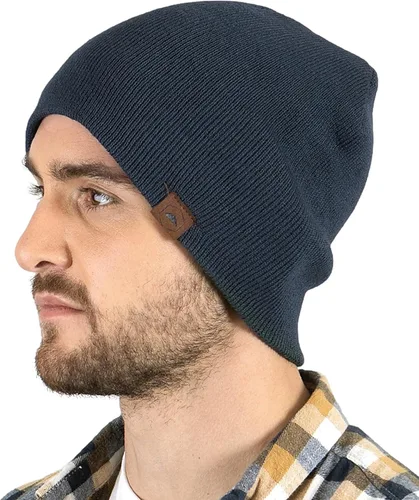 Vista 39 de Tough Headwear Daily Knit Beanie – Gorros para hombre – Sombreros de invierno para hombres y mujeres – Sombreros de punto cálidos para clima frío