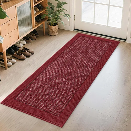 Vista 49 de BEQHAUSE Tapete para puerta interior de 20 x 32 pulgadas, tapete antideslizante para entrada, lavable, resistente a la suciedad, tapete