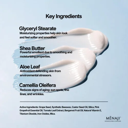 Vista 2 de Mænaji - Eliminador de brillo líquido en polvo Polvo antibrillo para hombres Eliminador de aceite facial Suaviza líneas finas y arrugas