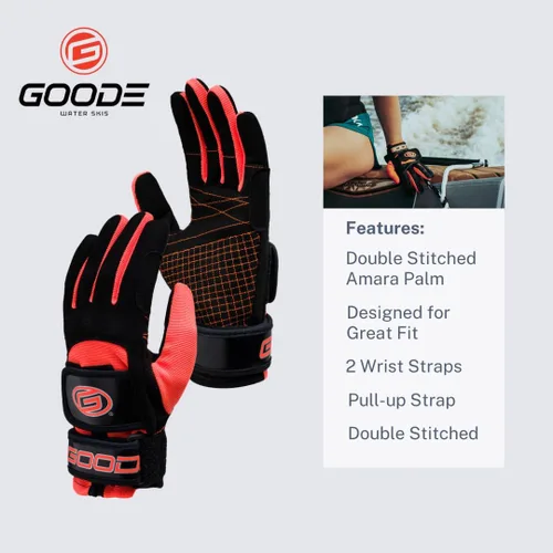 Vista 3 de GOODE Guantes de esquí acuático Pro
