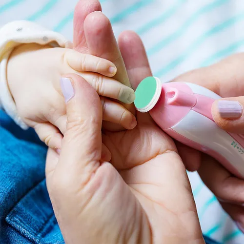 Vista 5 de Tofficu Almohadillas de repuesto para lima de uñas para bebé, 10 unidades, cabezales eléctricos para recién nacidos y niños pequeños mayores de 12